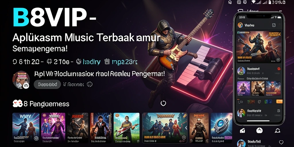 Tampilan gameplay B8VIP yang interaktif dan menarik saat menyanyi.
