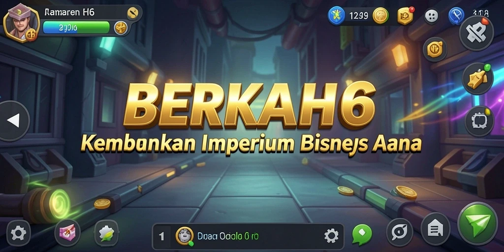 Tampilan menarik dari gameplay <strong>BERKAH6</strong> yang menggambarkan manajemen bisnis.