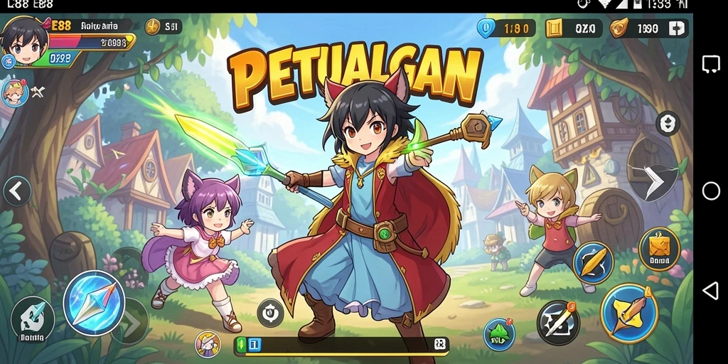 Gameplay seru E88 dengan karakter Anime yang hidup.