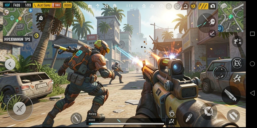 Tampilan gameplay seru di FA99 yang menggugah adrenalin.