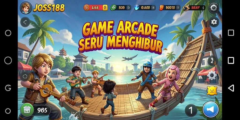 Screenshot gameplay JOSS188 menampilkan aksi seru dalam game arcade.