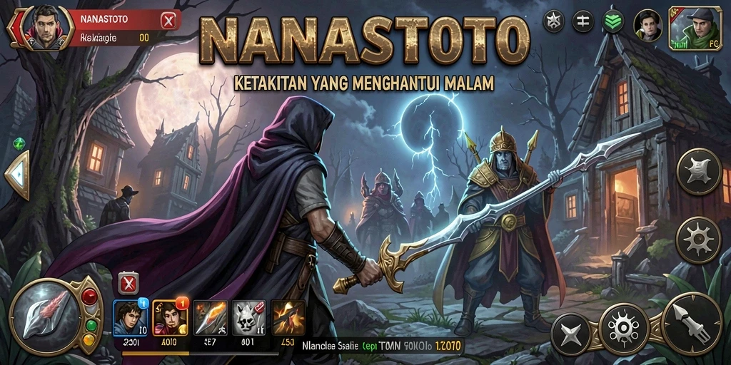 Screenshot menunjukkan karakter menjelajahi ruangan gelap dengan suasana mencekam.