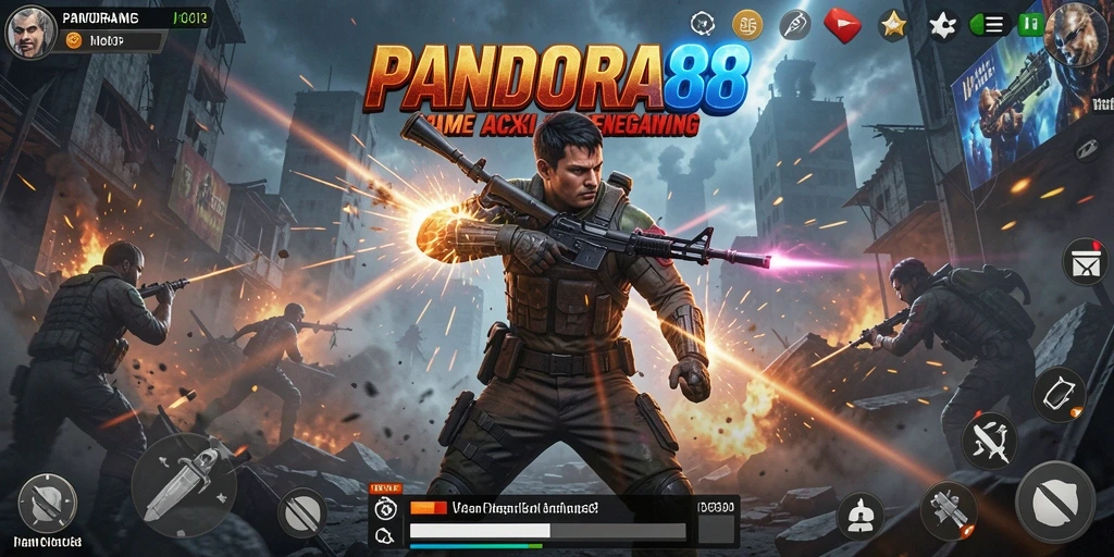 Tangkapan layar PANDORA88 menampilkan aksi pertarungan yang mendebarkan.