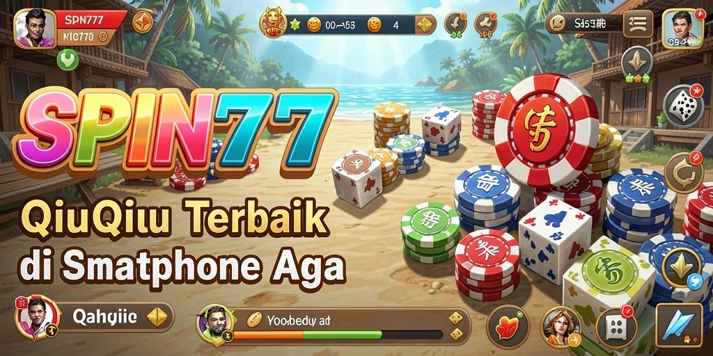 Screenshot gameplay QiuQiu yang menampilkan suasana kompetitif.