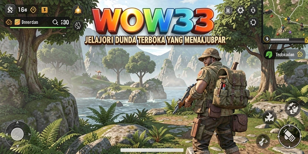 Gameplay Open World WOW33 yang epik dan mendebarkan.